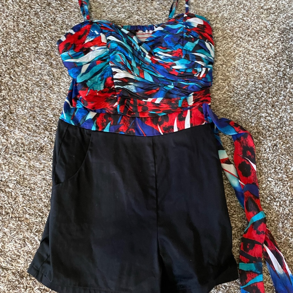 Bebe romper! Like new! XS!
